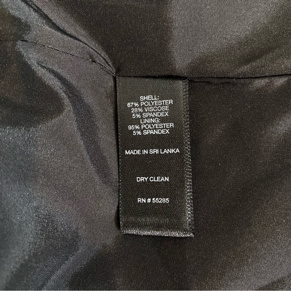 THE LIMITED Women’s Size 6 Charcoal Gray Tailored 2 button lined Blazer Jacket - Picture 8 of 10